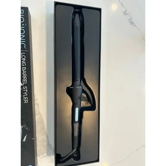 Bio Ionic Long Barrel Curling Iron 1.25 Inch Pro Styler for Loose Waves - Picture 3 of 8